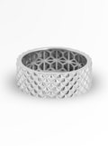 Luxe Prism Texture Ring – 8mm