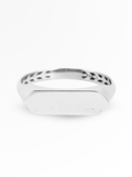 Apex Bar Minimal Signet Ring – 6mm