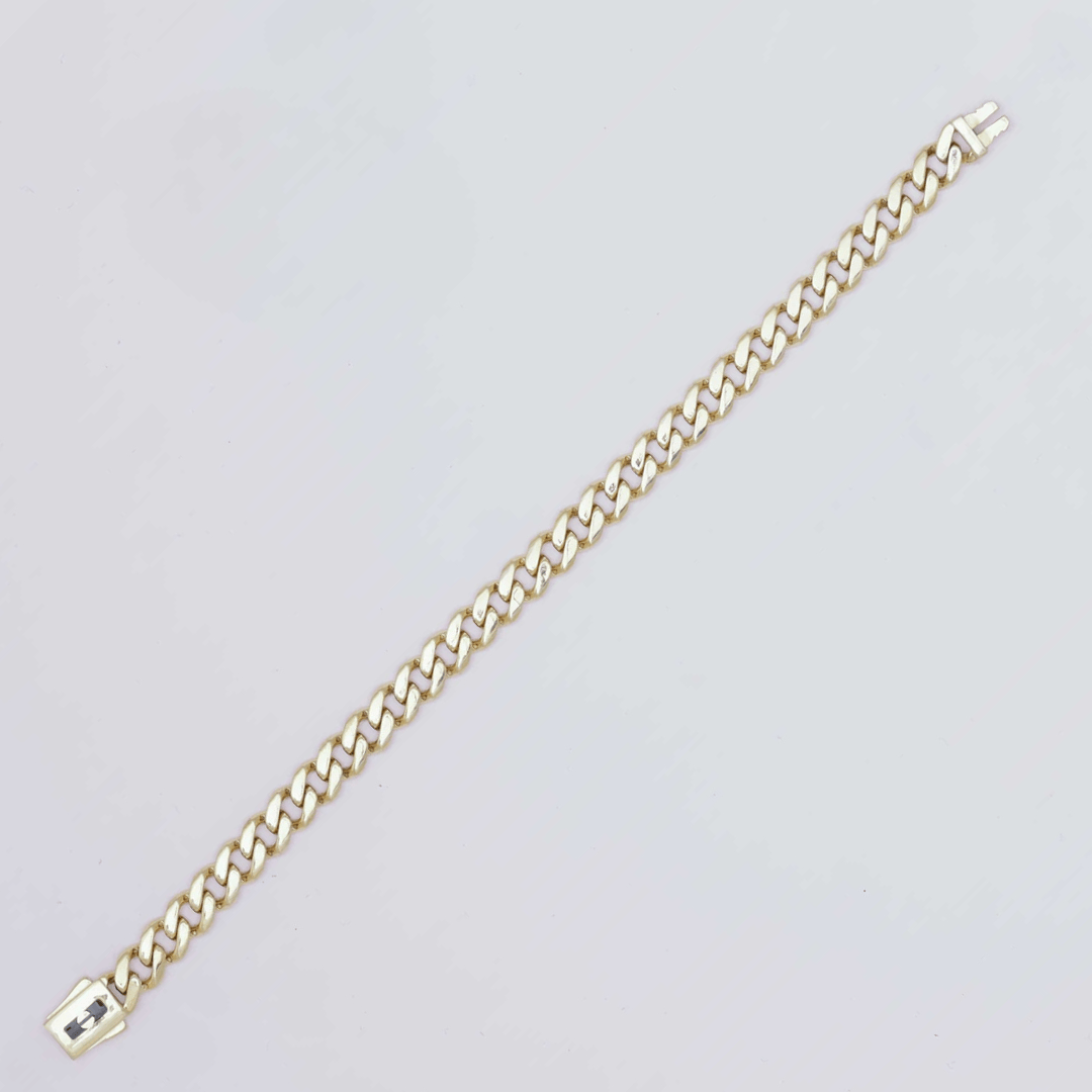 Torque Lock Cuban Link Bracelet 8MM