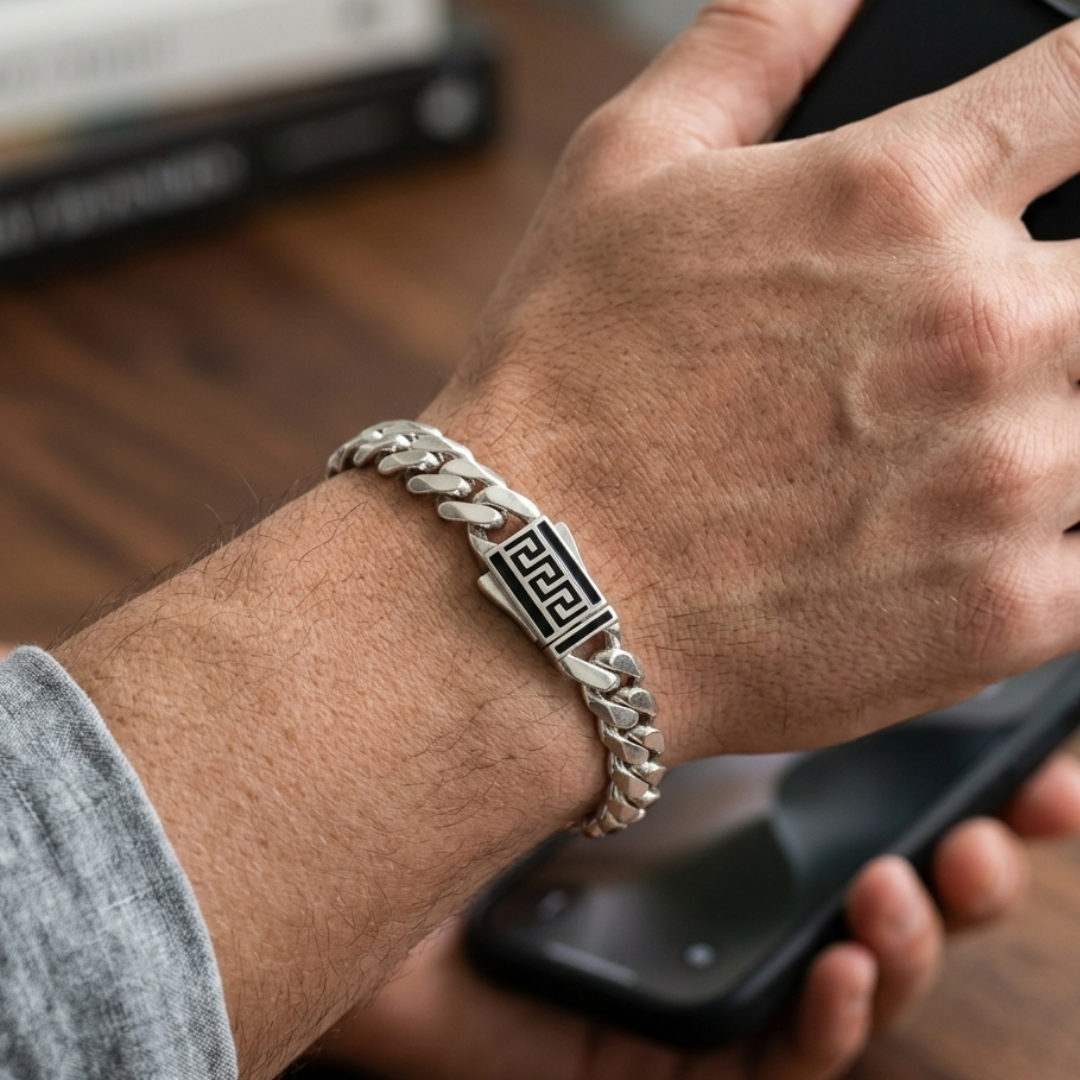 ISI Noir Cuban Link Bracelet 11MM
