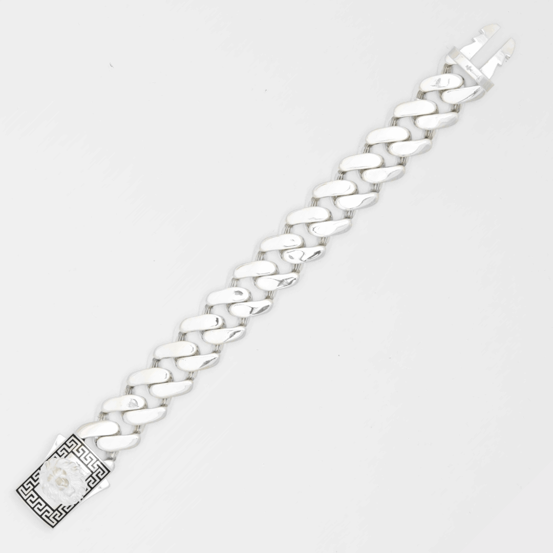 Lion Crest Cuban Link Bracelet 20MM