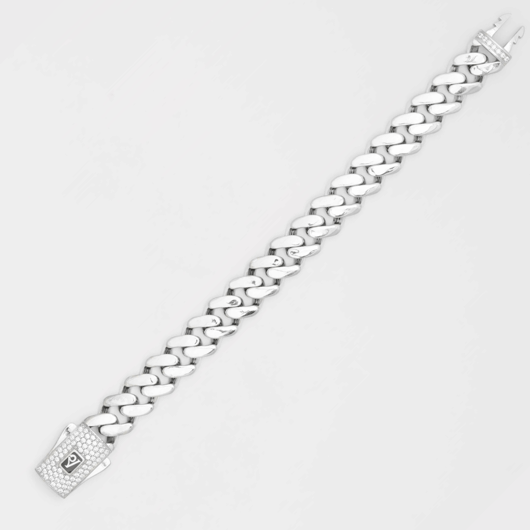 Majestic Ice Cuban Link Bracelet 15MM