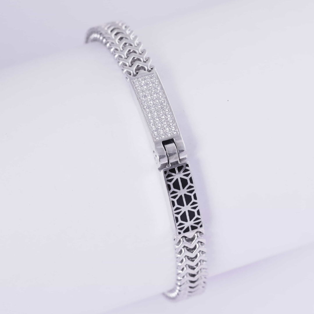 Midnight Spark ID Bracelet 7MM