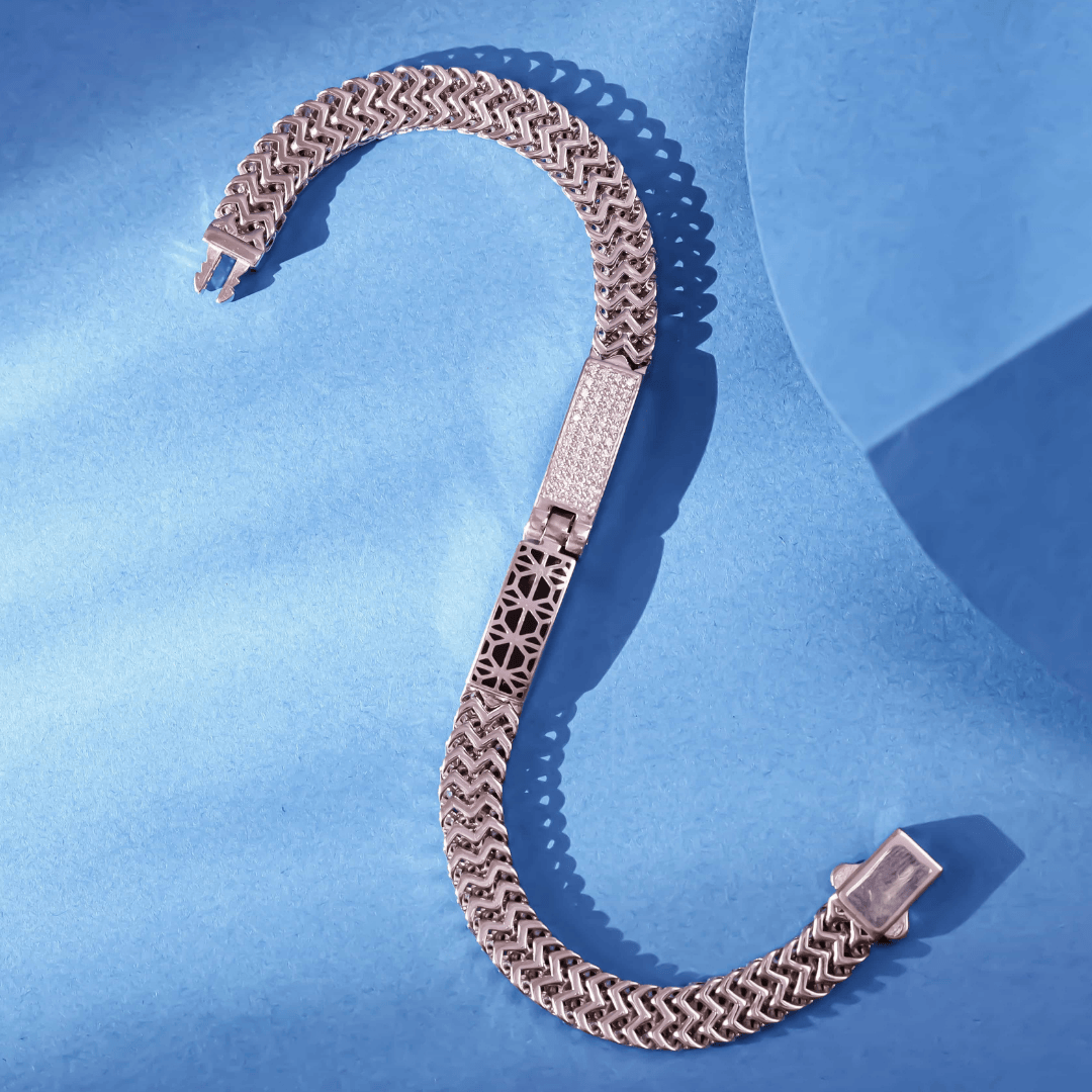 Midnight Spark ID Bracelet 7MM