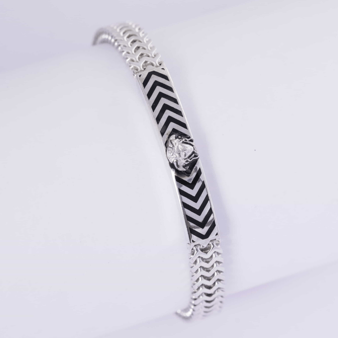 Imperial Greek Link Bracelet 7MM