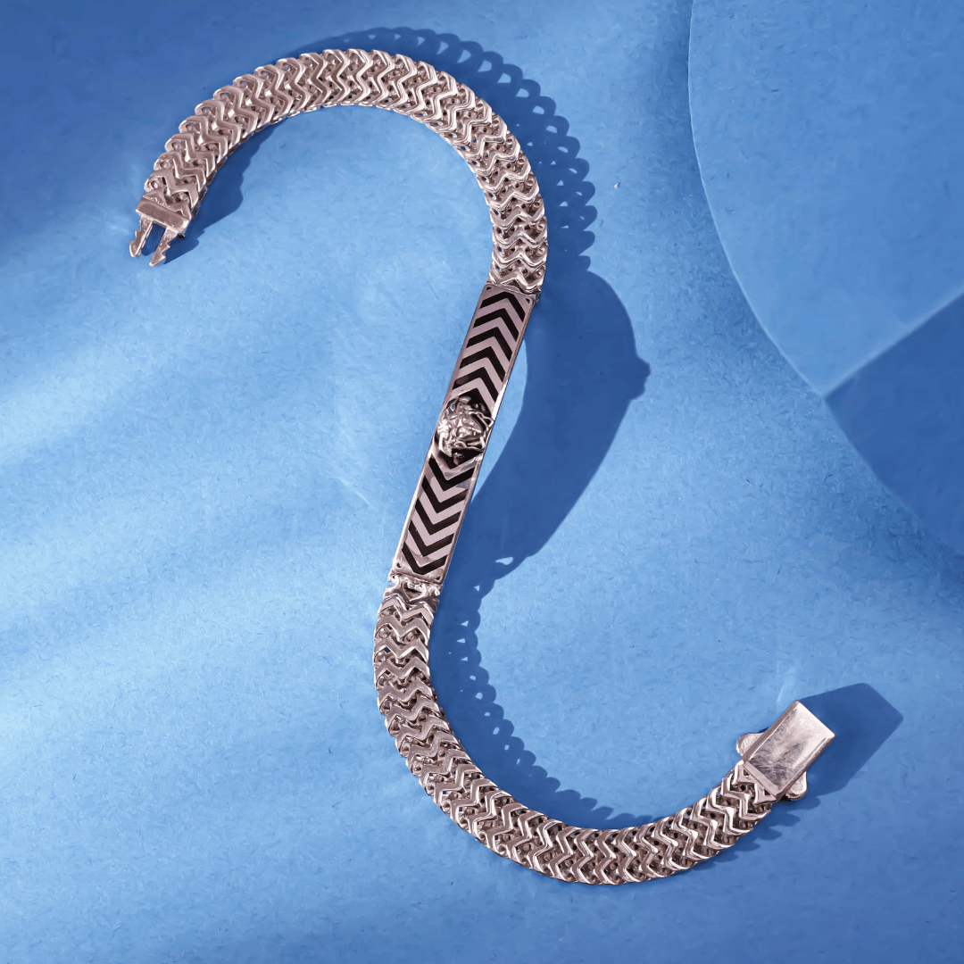 Imperial Greek Link Bracelet 7MM