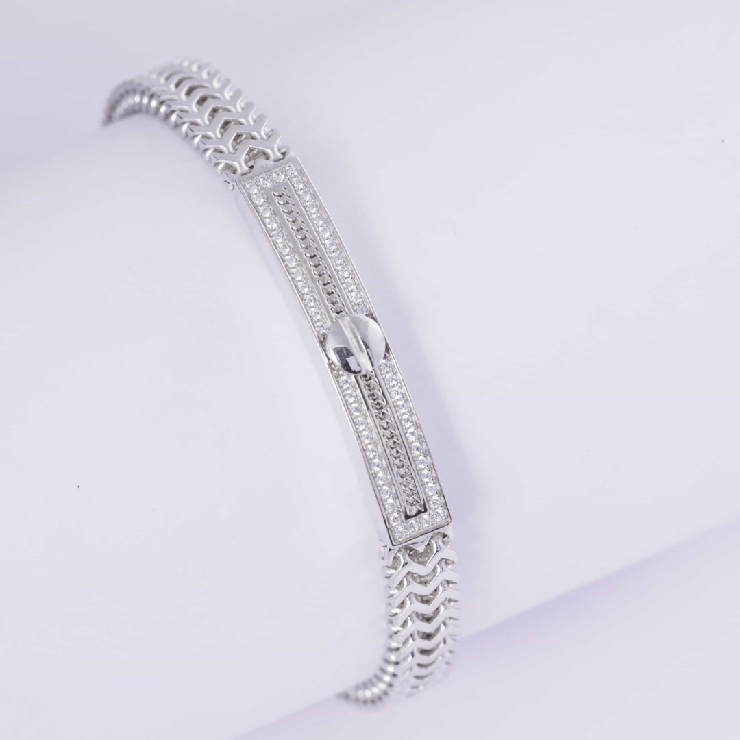 Screw CZ Signature Bracelet 7MM