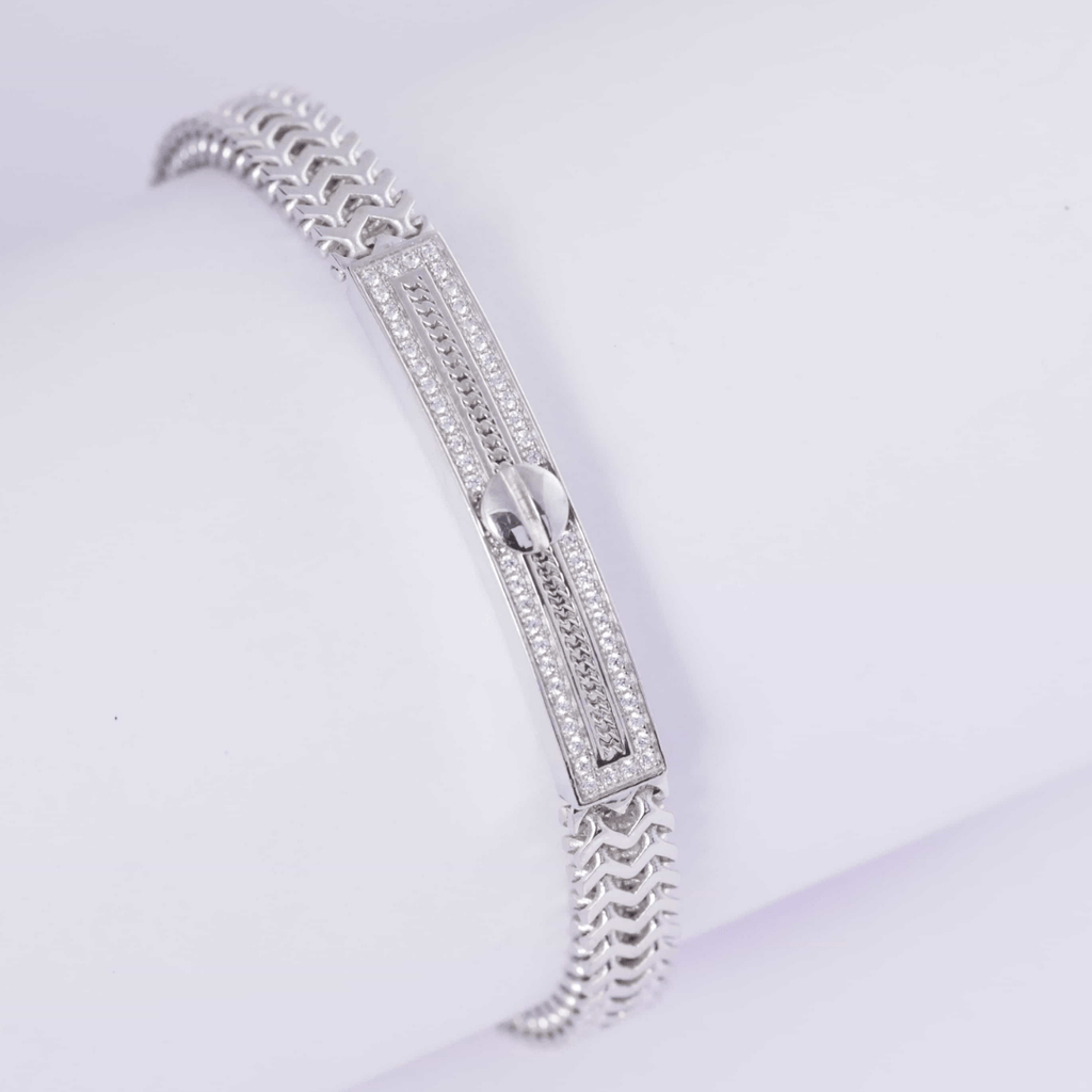 Screw CZ Signature Bracelet 7MM