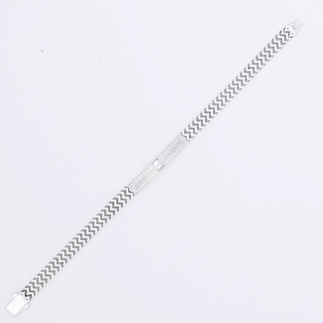 Screw CZ Signature Bracelet 7MM
