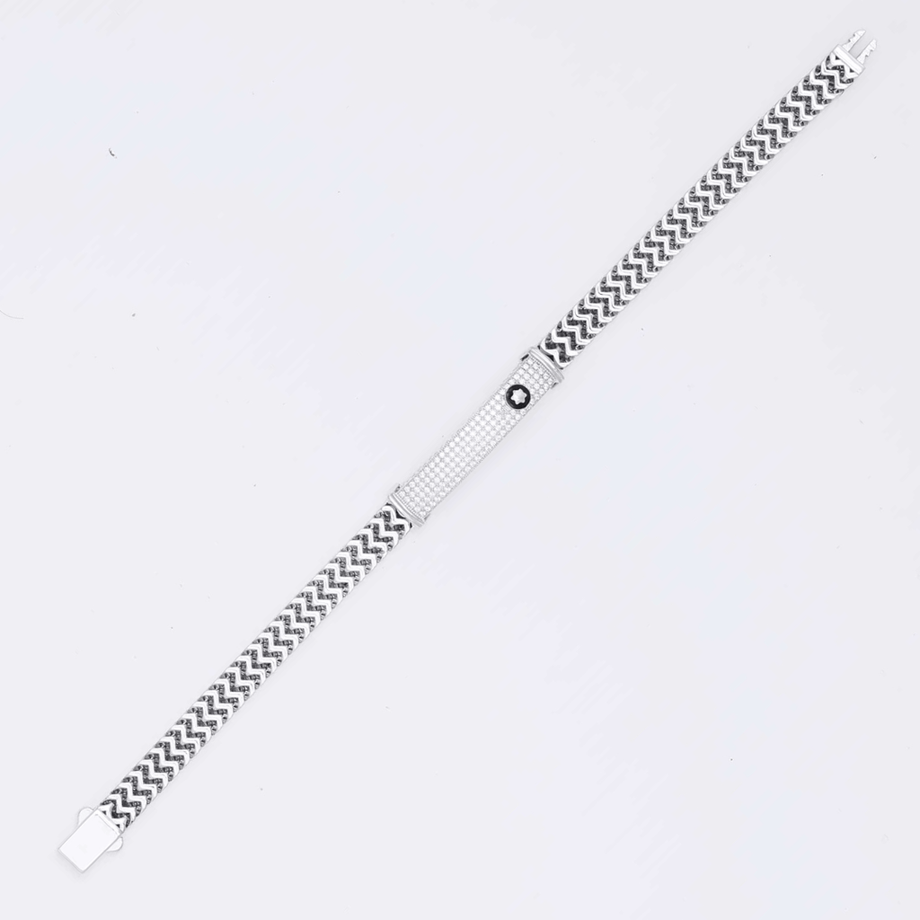 Silver CZ Luxe Link Bracelet 7MM