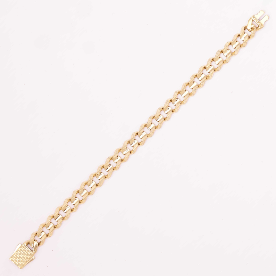 Royal Texture Cuban Link Bracelet 10MM