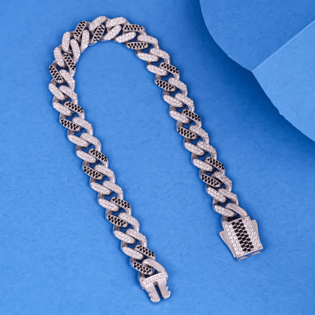 Black Ice Cuban Link Bracelet 10MM
