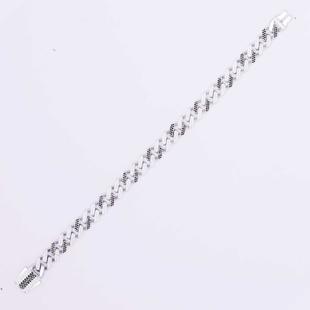 Black Ice Cuban Link Bracelet 10MM