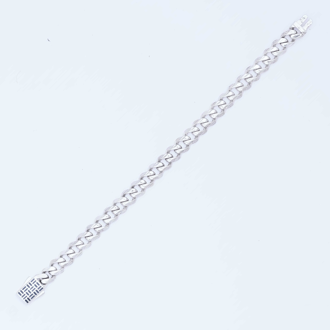 Blue Crest Cuban Bracelet 9MM