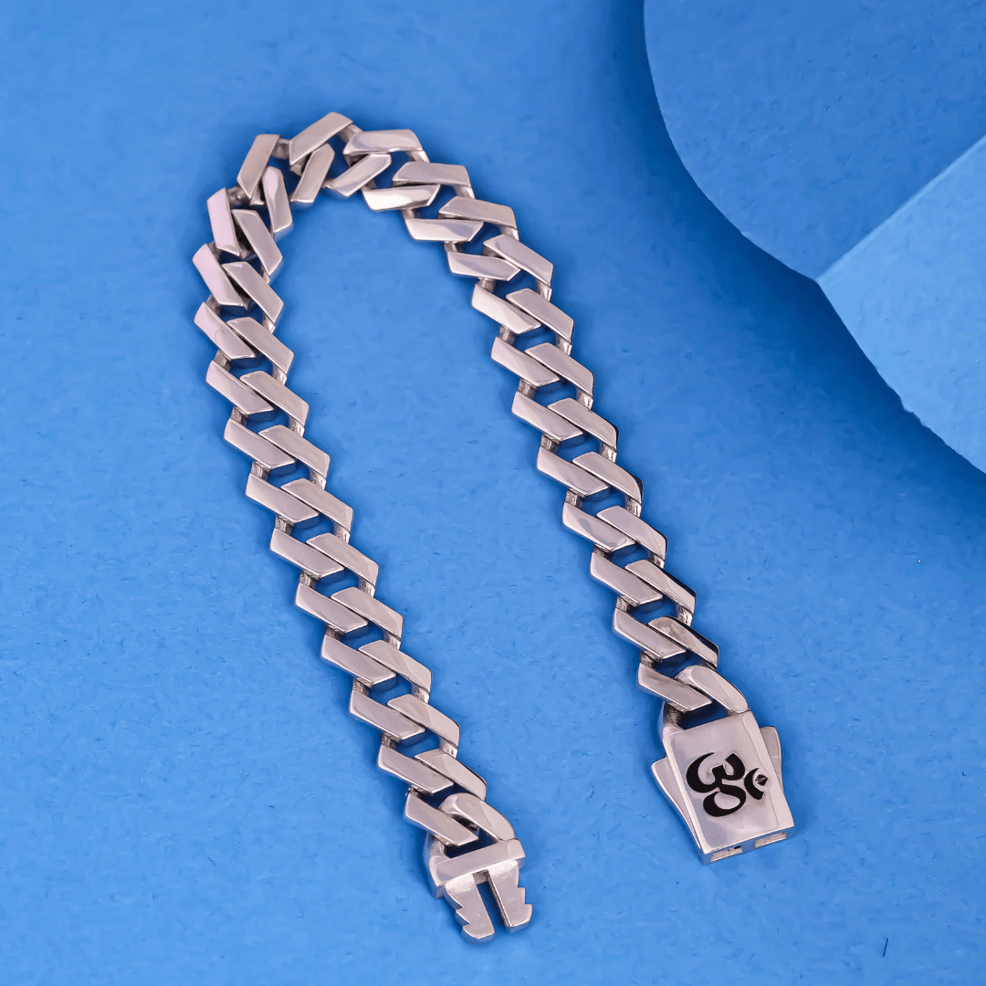 Divine Om Cuban Link Bracelet 11MM