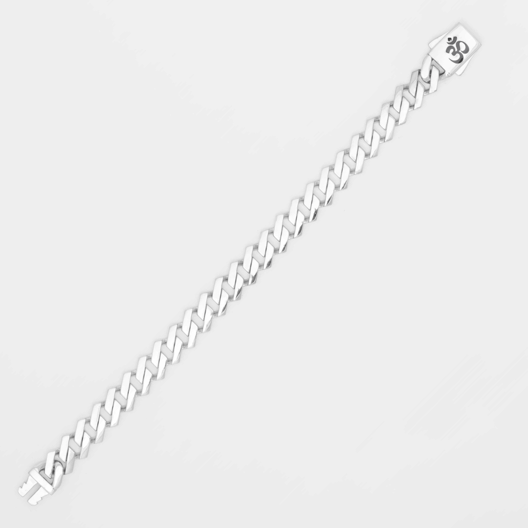 Divine Om Cuban Link Bracelet 11MM