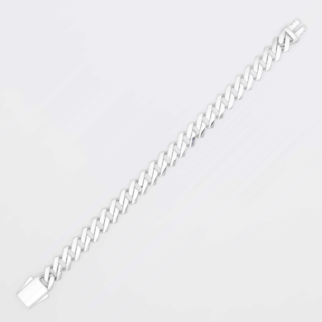 Classic Solid Cuban Link Bracelet 11MM