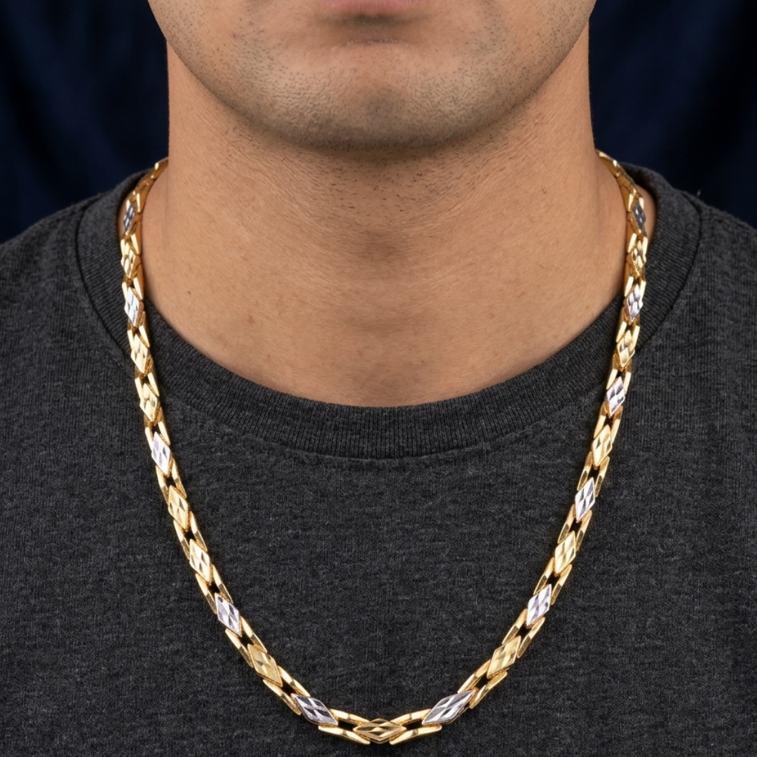 Royal Diamond Link Chain 4.5MM