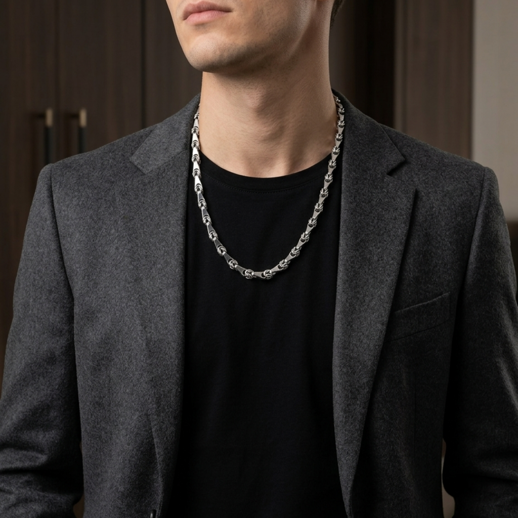 Royal Loop Silver Chain 6MM