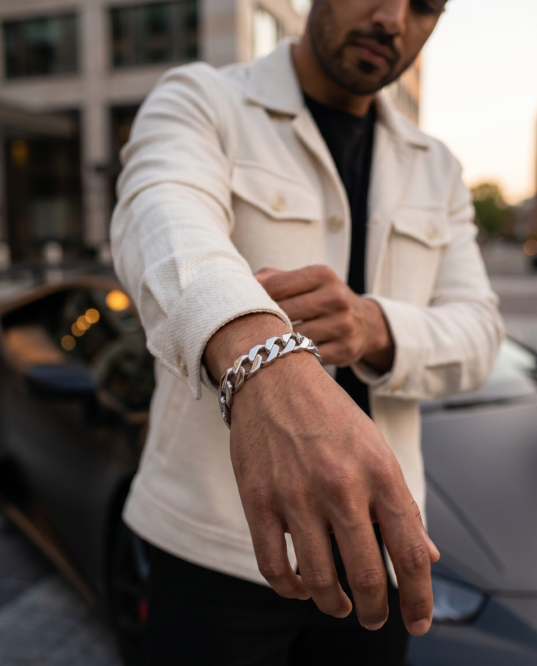 Classic Solid Cuban Link Bracelet 11MM