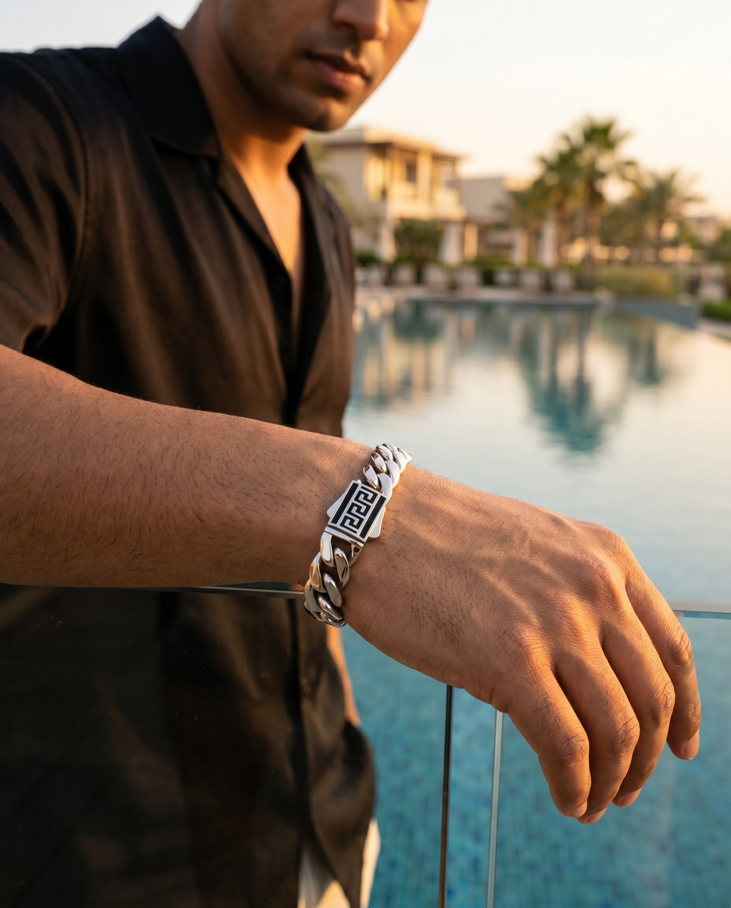 ISI Noir Cuban Link Bracelet 11MM