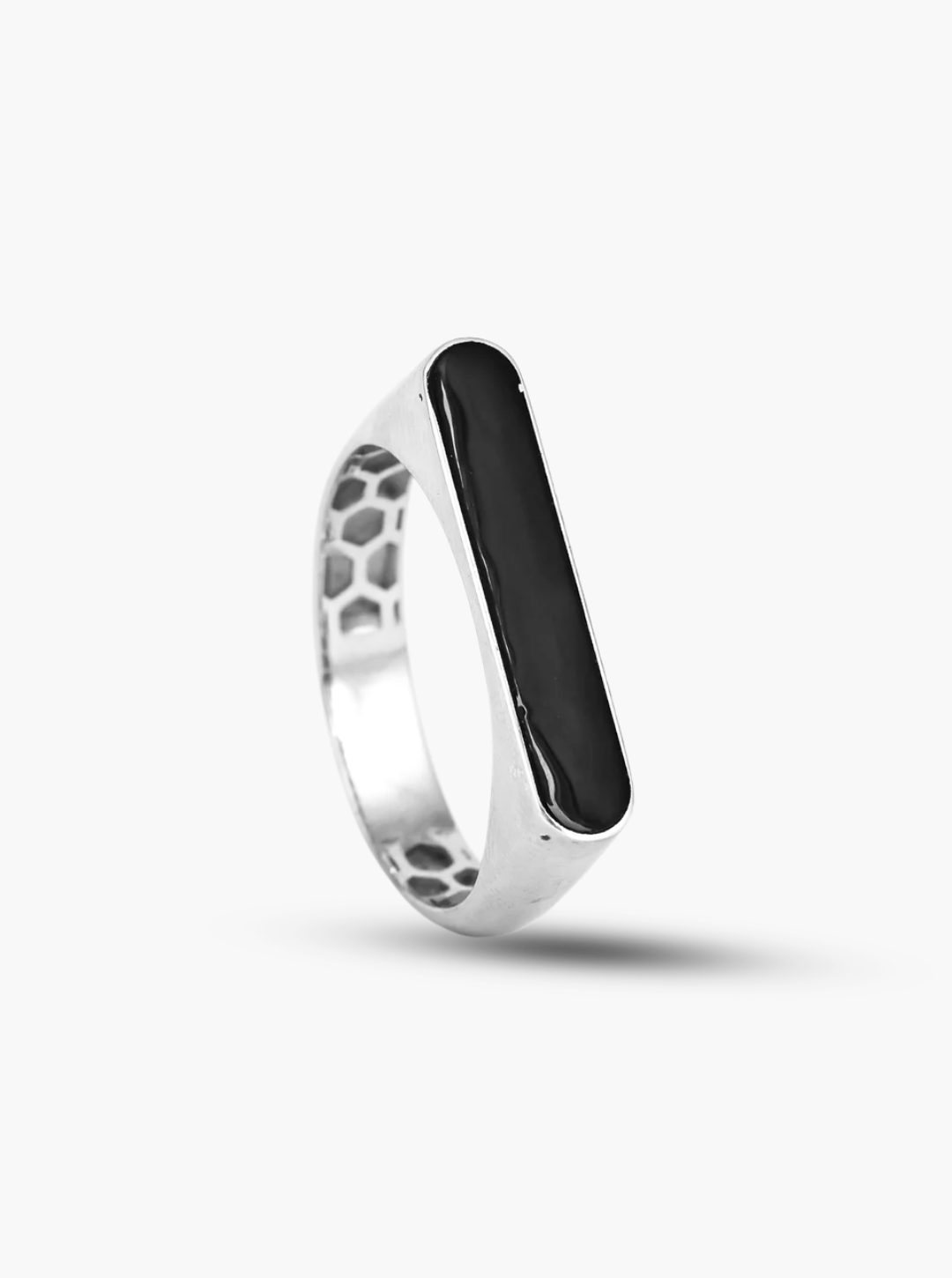 Noir Bar Edge Ring – 5mm