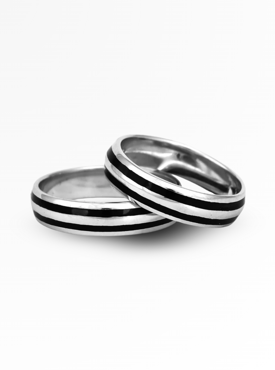 Noir Line Minimal Band Ring – 5mm
