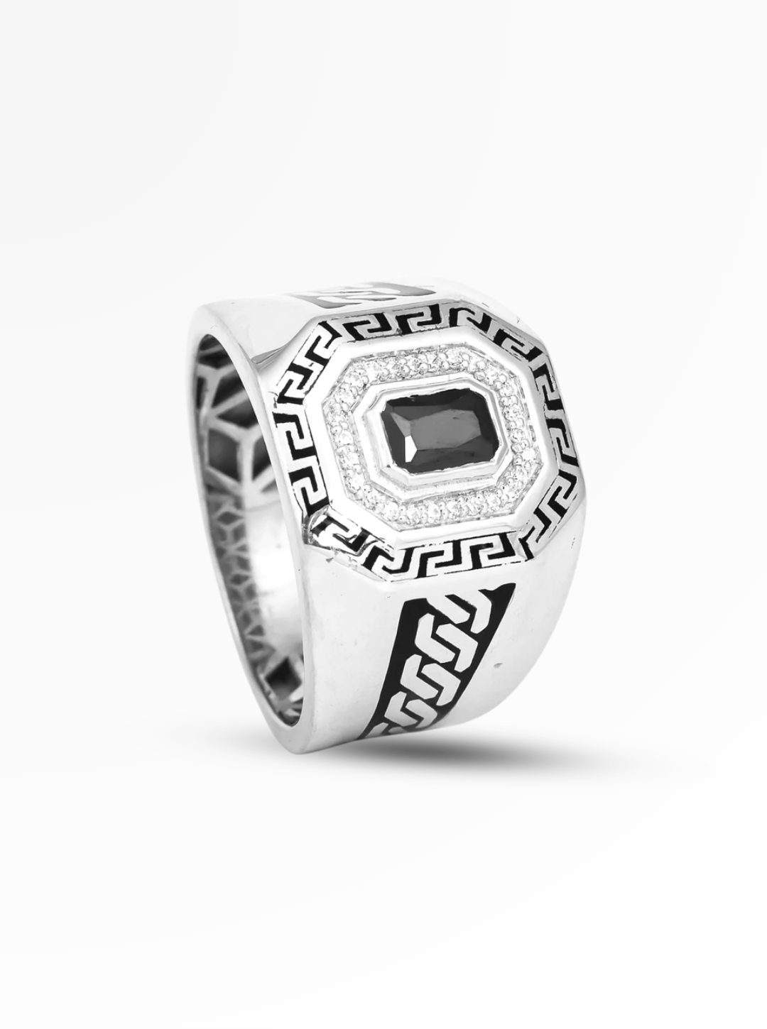 Noir Royale Signet Ring – 16mm