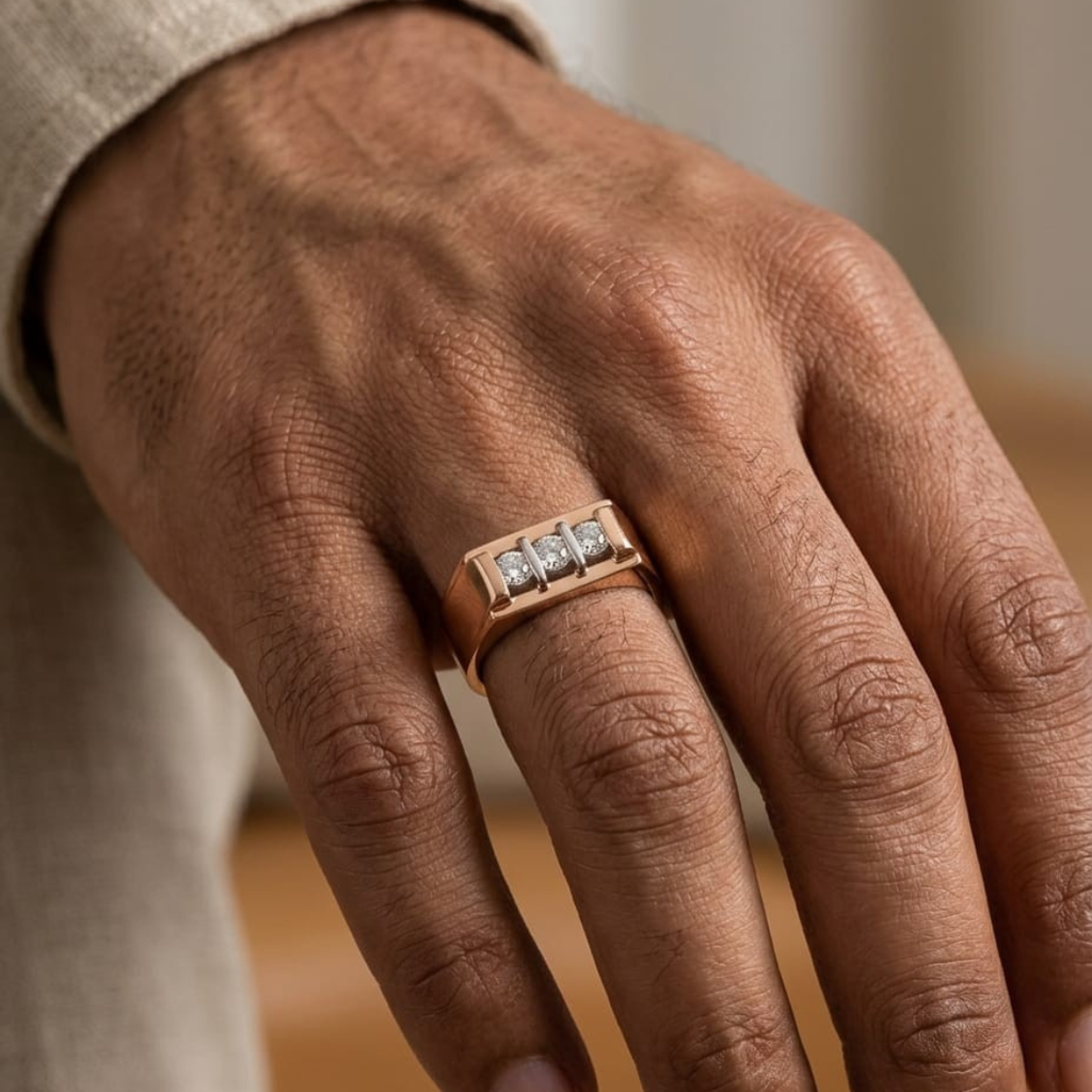 Regal Trinity Band Ring – 9mm