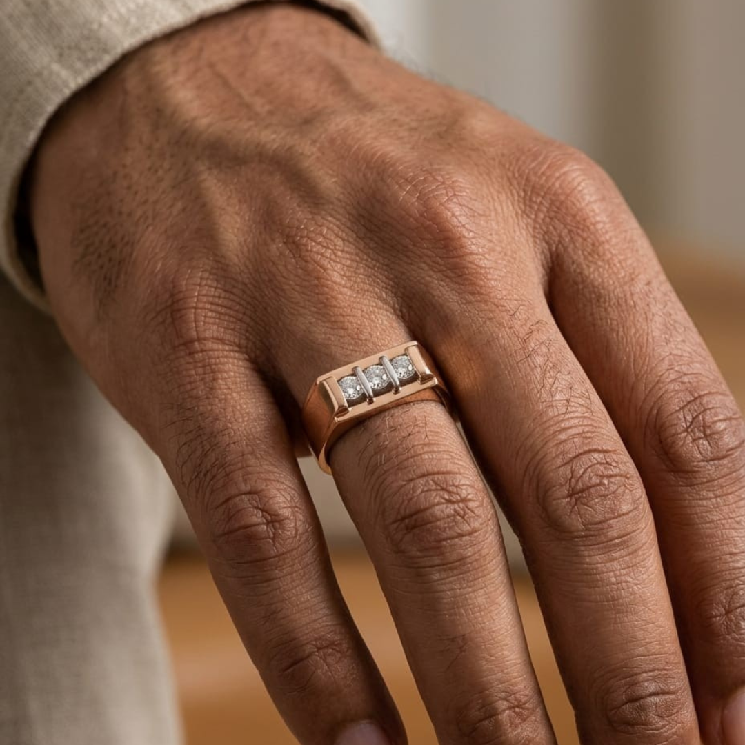 Regal Trinity Band Ring – 9mm