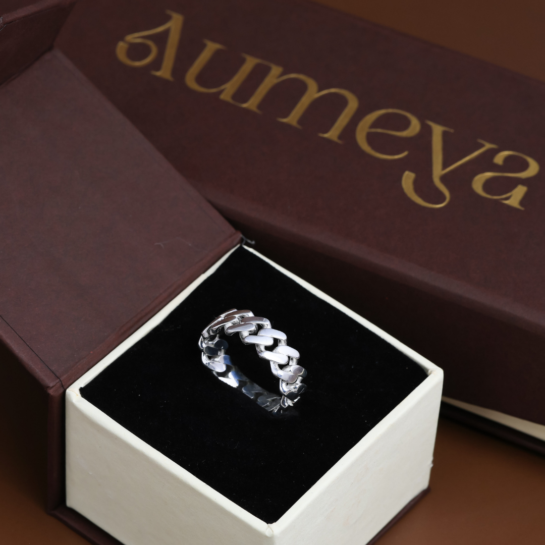 Urban Link Chain Band Ring – 8mm