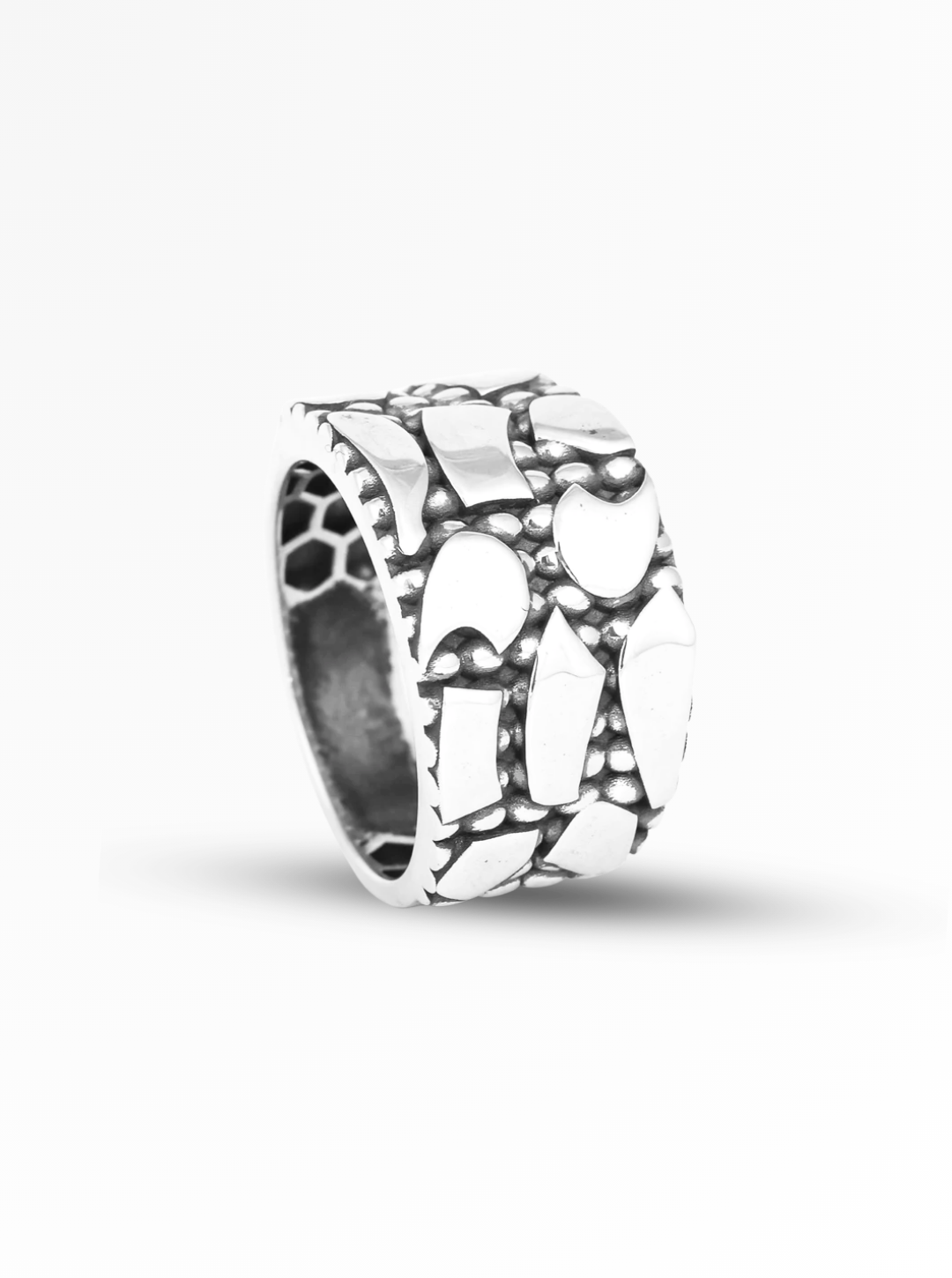 Titan Pebble Fusion Band Ring – 15mm
