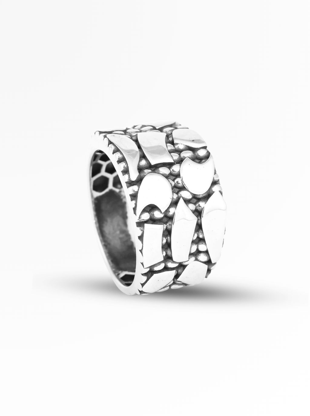 Titan Pebble Fusion Band Ring – 15mm