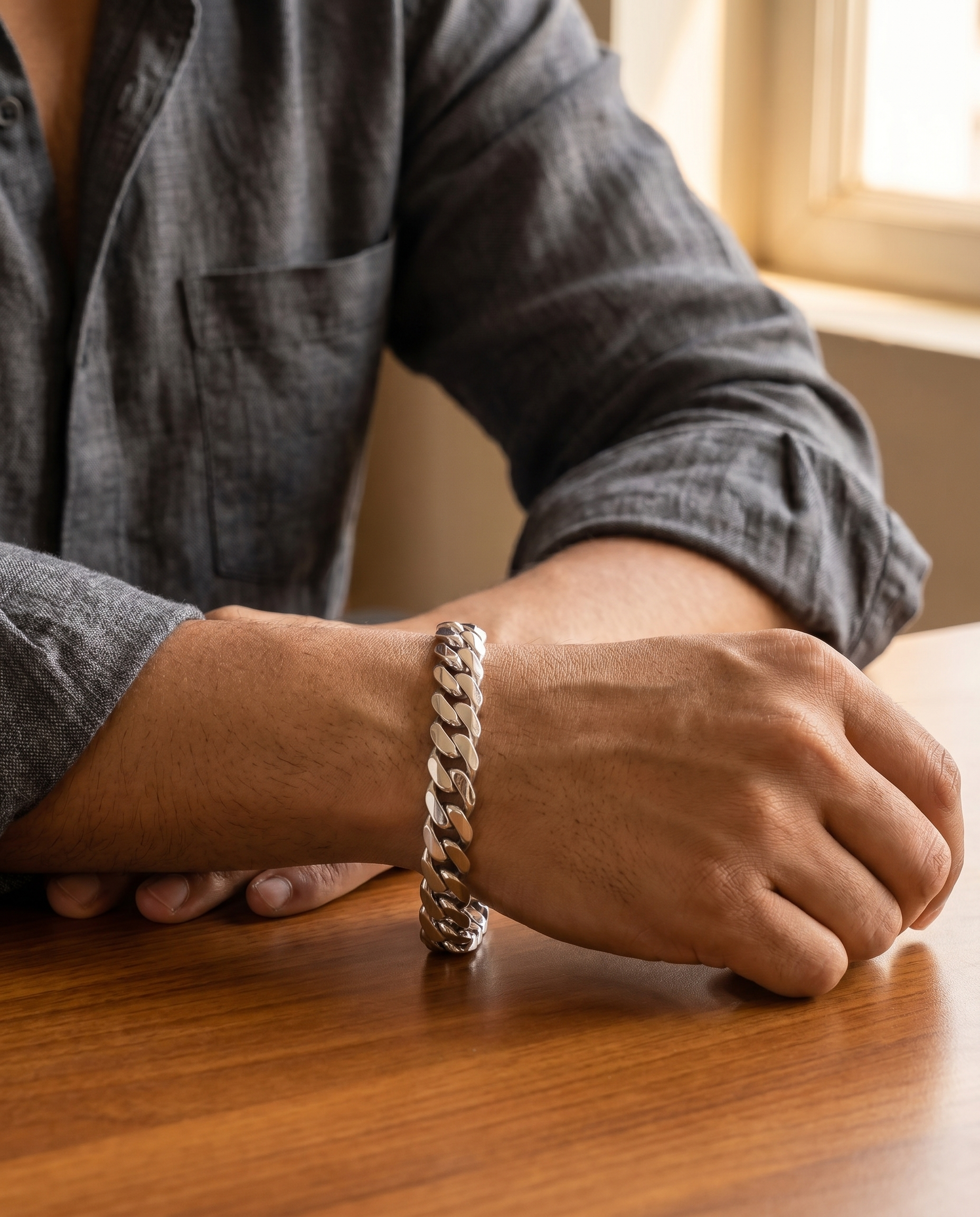 Titan Texture Cuban Bracelet 10.5MM
