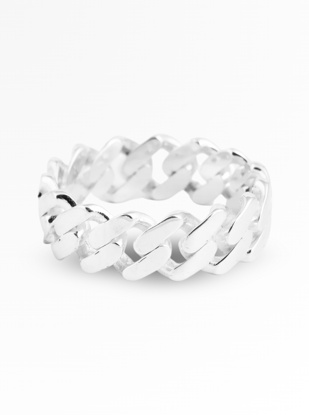 Urban Link Chain Band Ring – 8mm