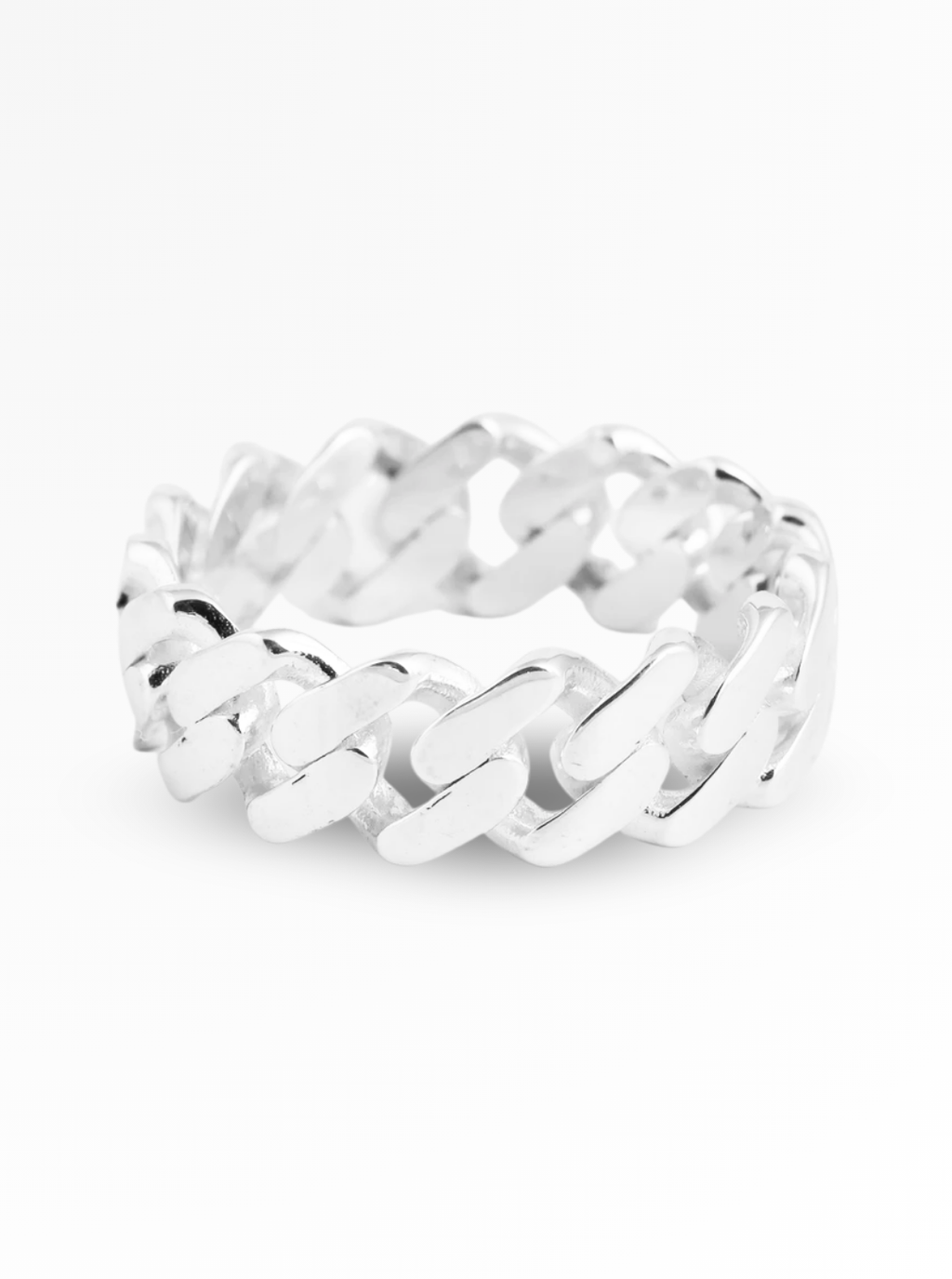 Urban Link Chain Band Ring – 8mm