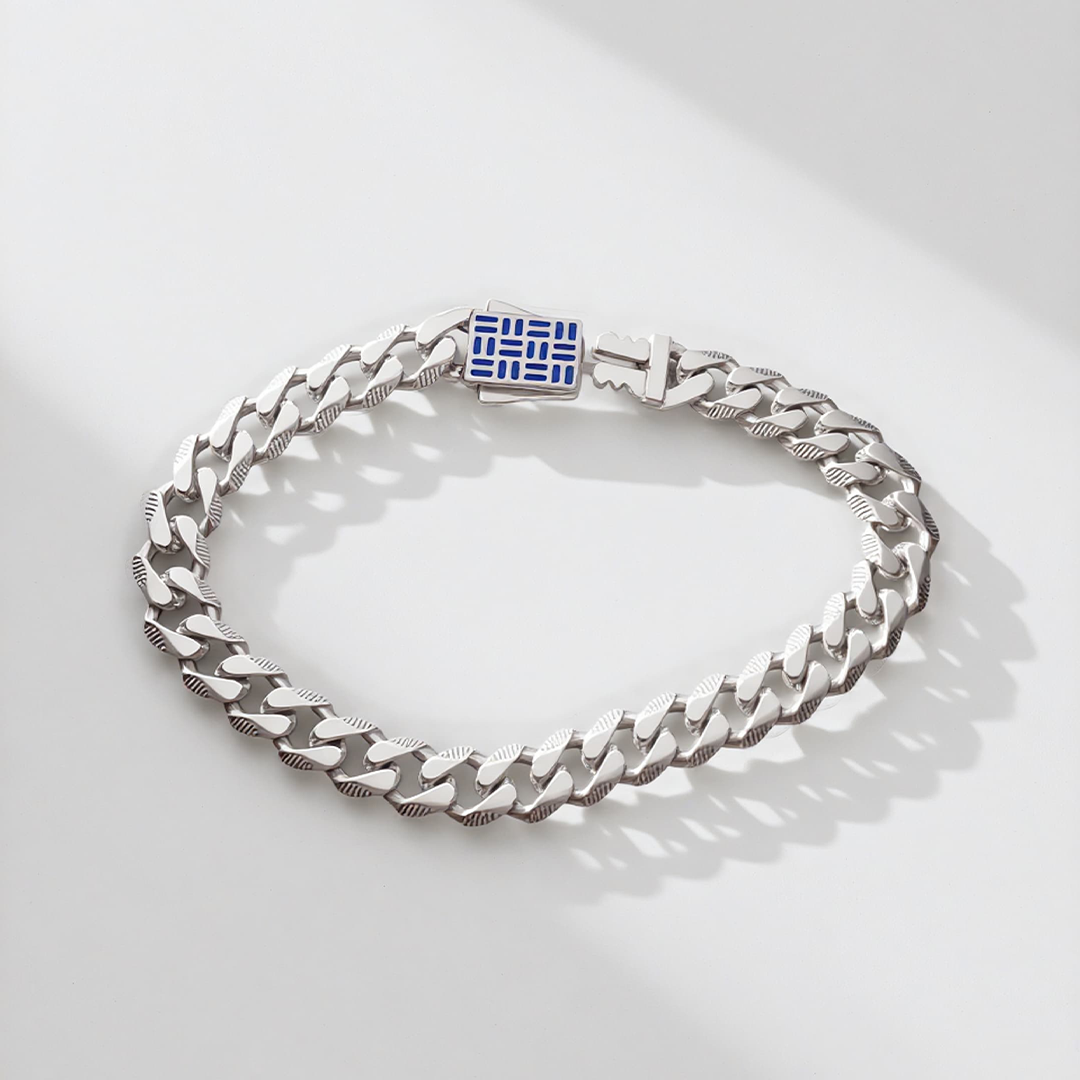 Azure Link Silver Bracelet
