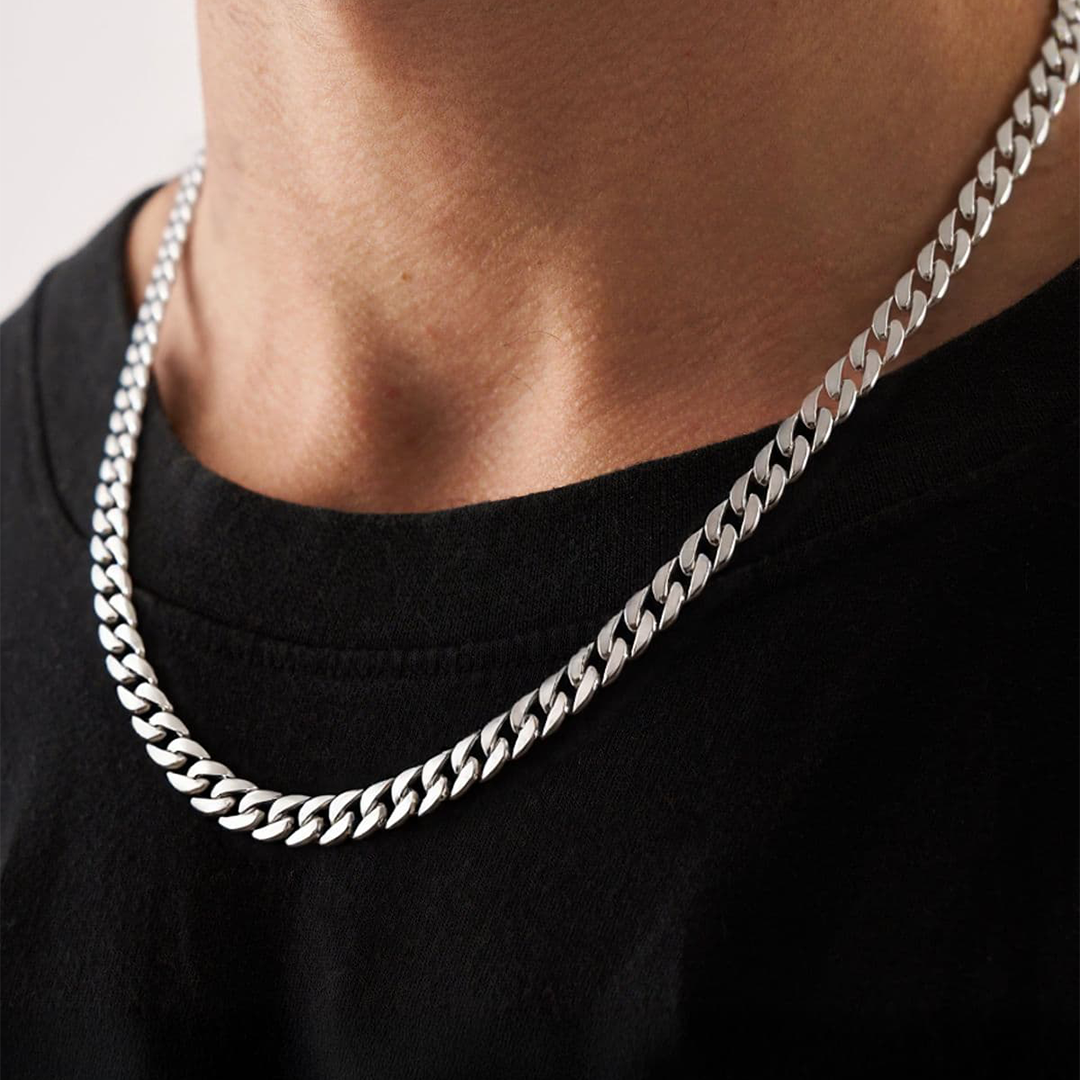 Classic Cuban Silver Chain