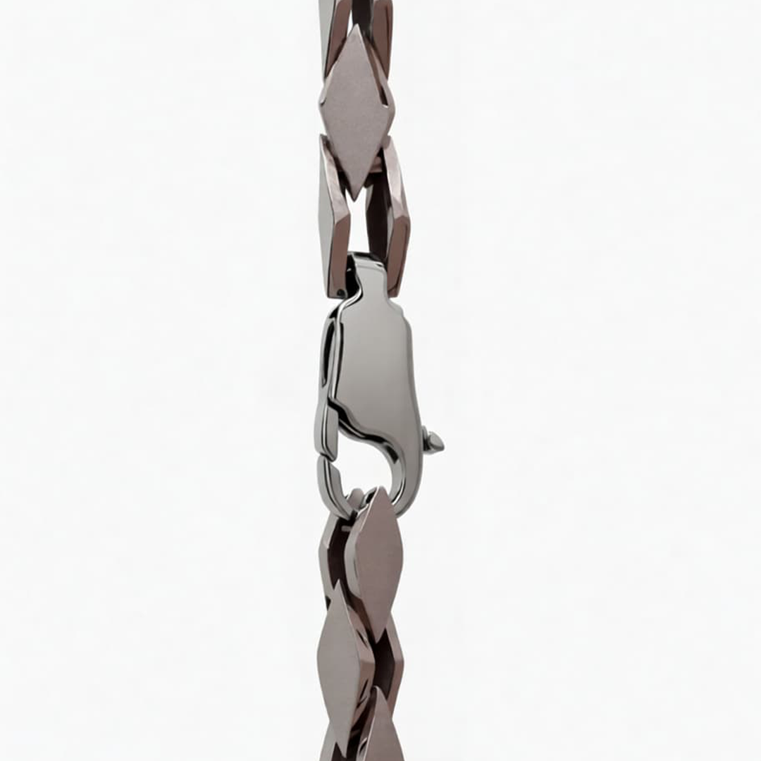 Diamond Link Silver Chain