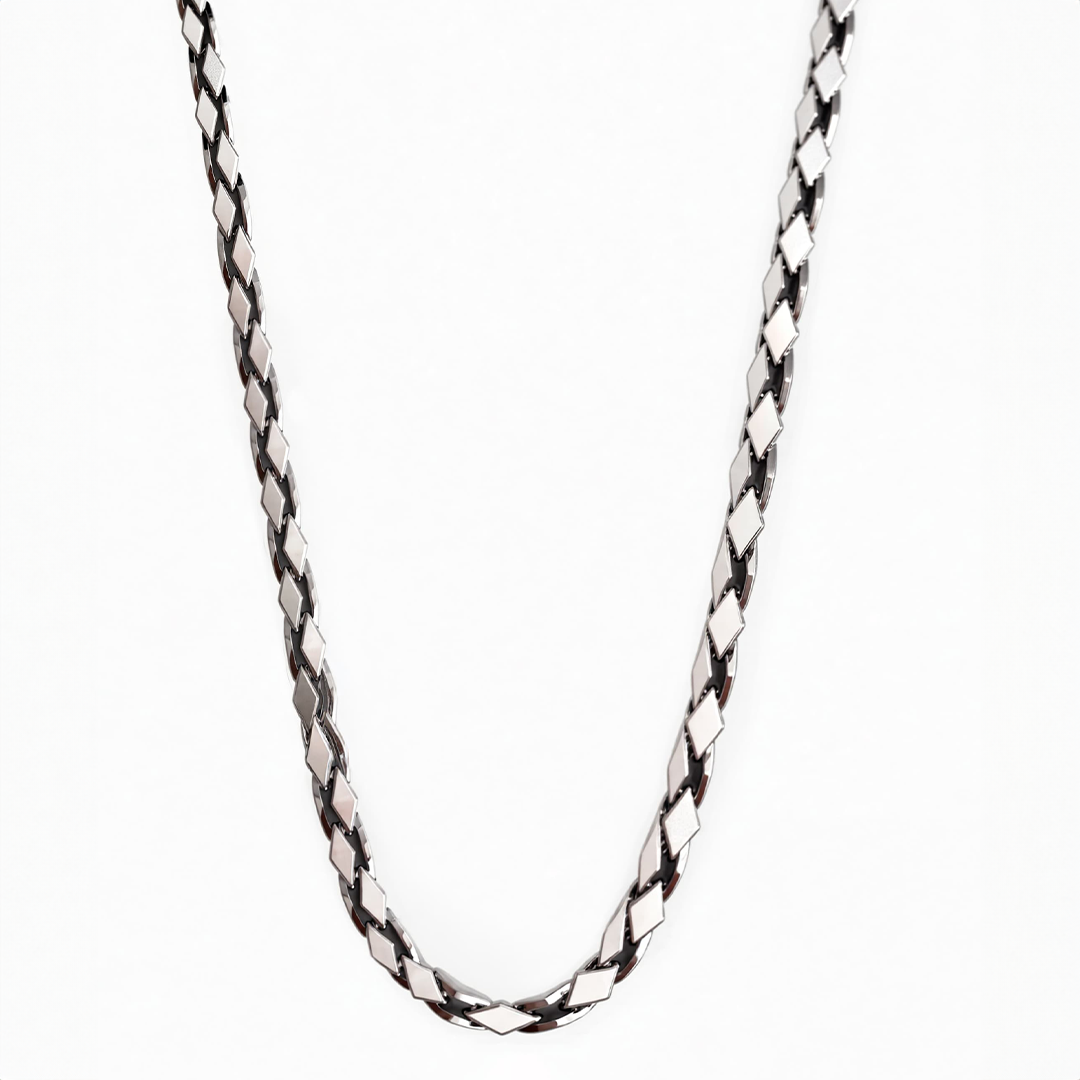 Diamond Link Silver Chain
