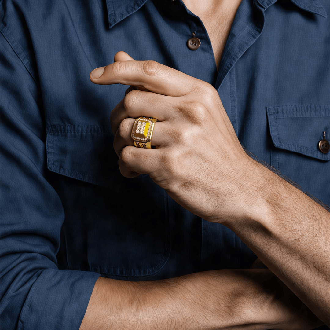 Imperial Diamond Crest Ring