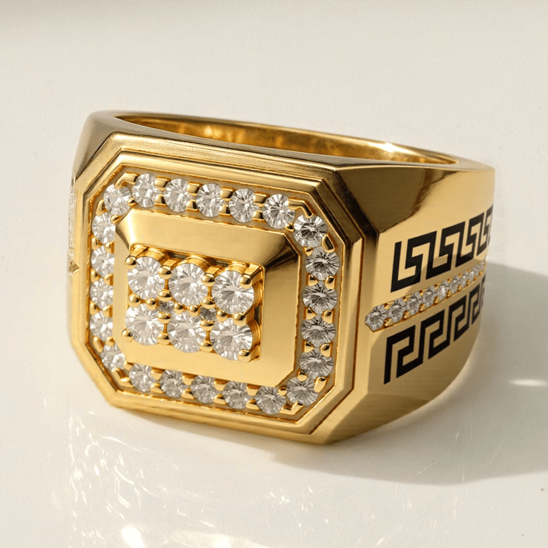 Imperial Diamond Crest Ring