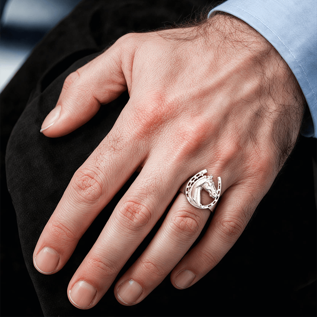 Stallion Emblem Ring