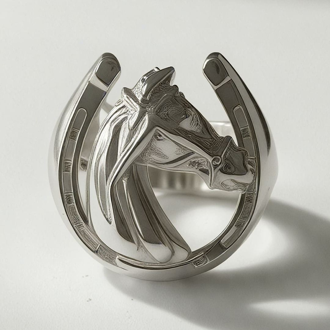 Stallion Emblem Ring