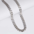 Hexa Shield Cuban Silver Chain 11MM