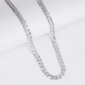 Signature Plate Cuban Silver Chain 9MM