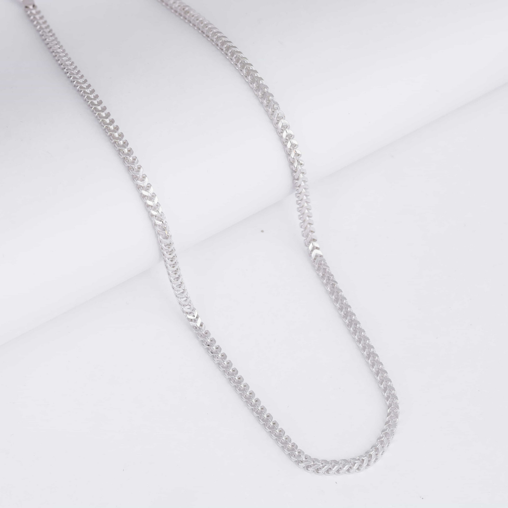 Diamond Cut Box Silver Chain 4MM