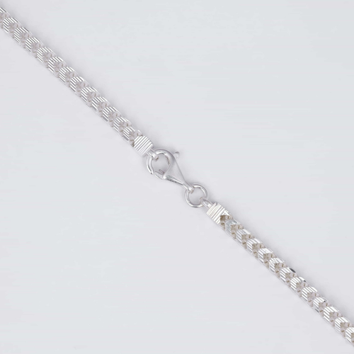 Diamond Cut Box Silver Chain 4MM