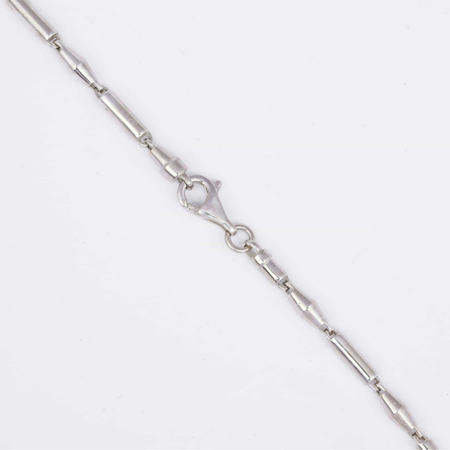 Barrel Link Silver Chain 4MM