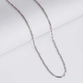 Slim Bar Link Silver Chain 2.5MM